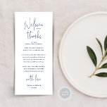 Welcome and Thanks, Place Setting Thank You Card<br><div class="desc">Introducing the perfect finishing touch to your wedding reception - our elegant Wedding Thank You Place Setting Cards, with card title "Welcome and Thanks" ! Designed to express your heartfelt appreciation for each guest's presence on your special day, these cards are the ideal way to add a personal touch to...</div>