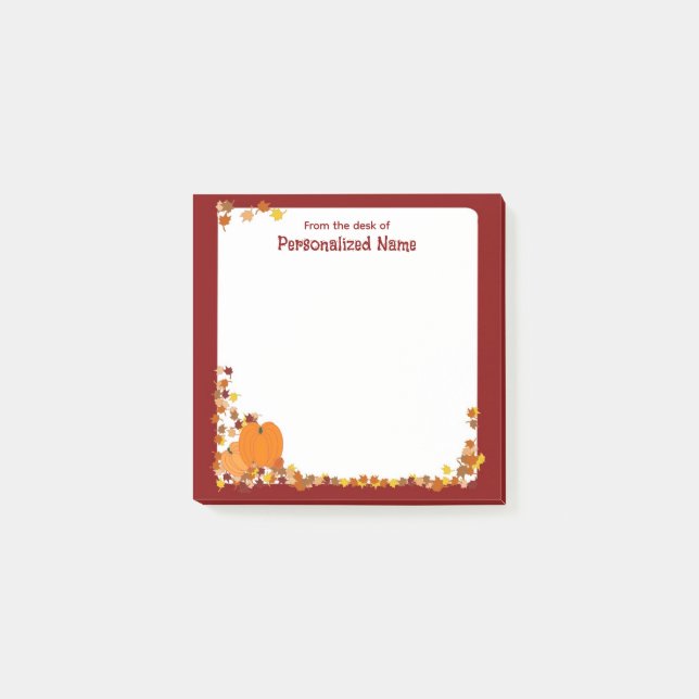 Welcome Autumn - 3x3  Post-it Notes (Front)