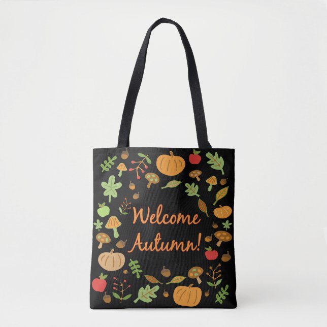 Welcome Autumn! Tote Bag (Front)