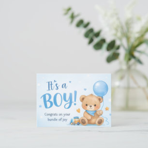 Welcome Baby Boy – A Bundle of Joy Card