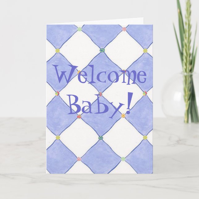 Welcome Baby! Card (Front)