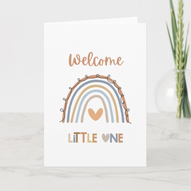Welcome Baby Card | Little One (Front)