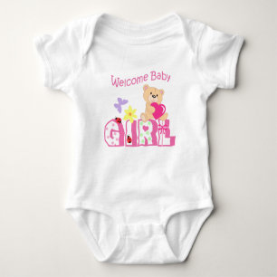Welcome Baby Girl Bodysuit
