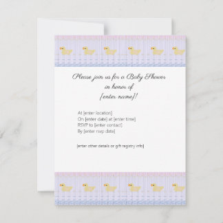 Welcome Baby Invitation