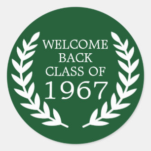 Welcome Back Class Of Classic Round Sticker