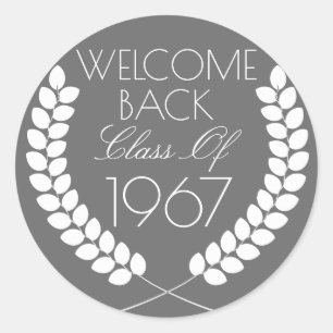 Welcome Back Class Of Classic Round Sticker