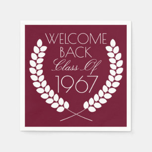 Welcome Back Class Of Napkin