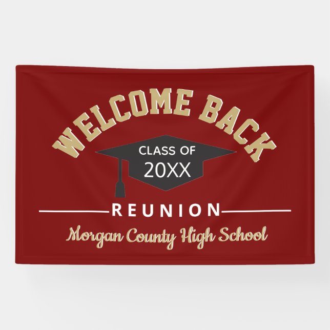 Welcome Back Class reunion large Banner (Horizontal)