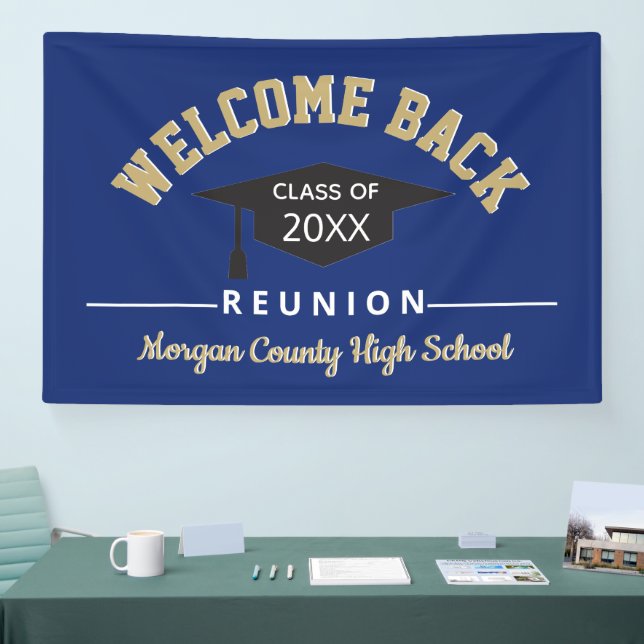 Welcome Back Class reunion large Banner (Tradeshow)