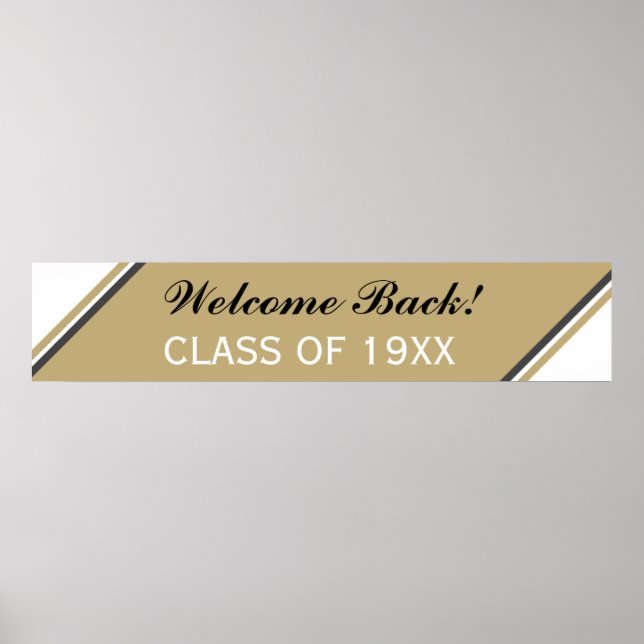Welcome back! Class reunion  Large Poster (Front)