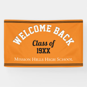 Welcome Back! Custom Class reunion banner