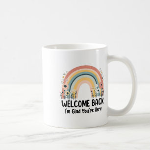 Welcome Back I'm Glad You're Here Teacher 1st Day Coffee Mug