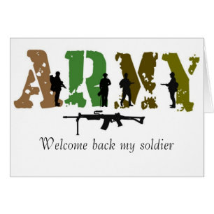 Welcome back my soldier