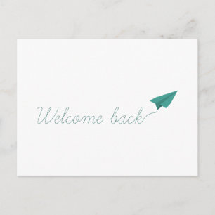 Welcome Back Postcard