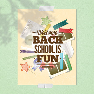 Welcome Back School Is Fun Flyer