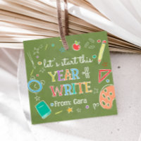 Welcome Back School Year Back to School Favour Tag