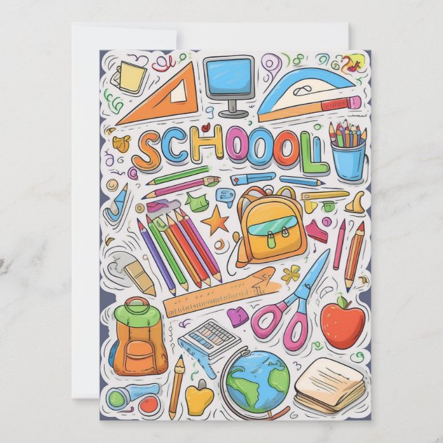  Welcome back to school! (Front)