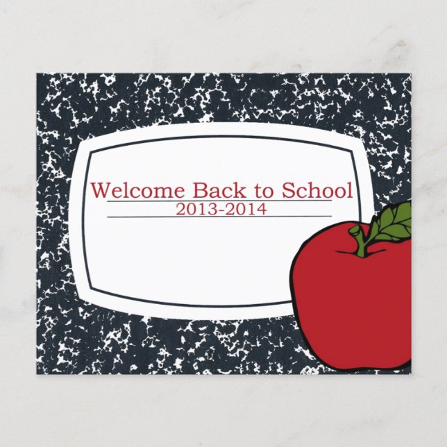 Welcome Back to School 2013 Flyer (Front)