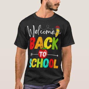 Welcome Back To School 2024 Teachers Students  T-Shirt
