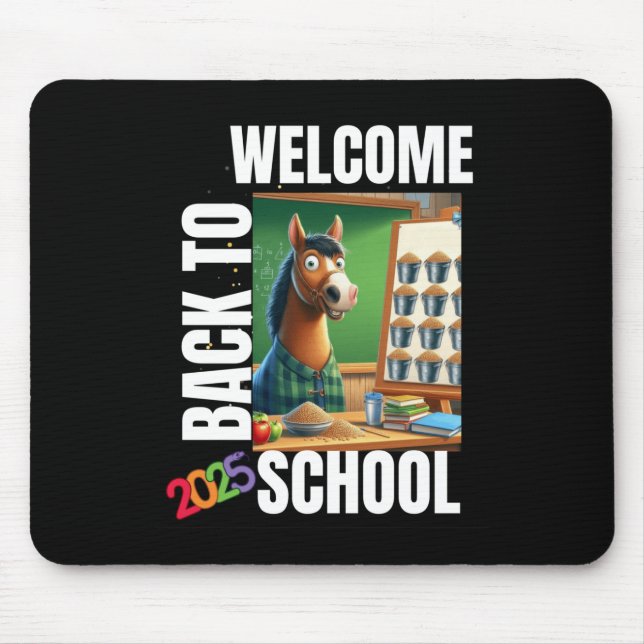 Welcome Back To School 2025 Sticker  Mouse Pad (Front)