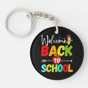 Welcome Back to School 2026 Teachers Students Keychain