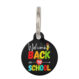 Welcome Back to School 2026 Teachers Students Pet Tag