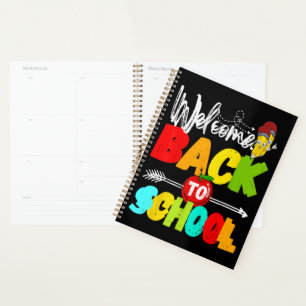 Welcome Back to School 2026 Teachers Students Planner