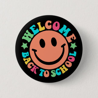 Welcome Back to School 2 Inch Round Button