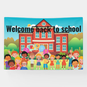 Welcome back to school banner