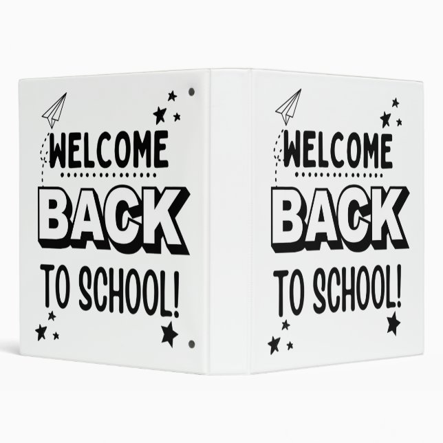 Welcome Back to school! Binder (Background)