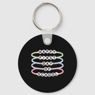 Welcome Back To School Bracelets First Day Of Scho Keychain