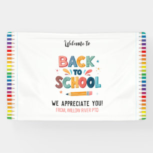 Welcome Back to School – Bright & Fun Classroom Banner