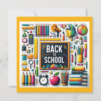 Welcome Back to School Card