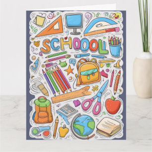  Welcome back to school! Card