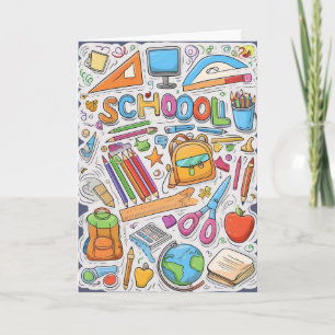  Welcome back to school! Card