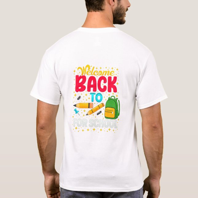 Welcome Back To School Celebration Tee (Back)