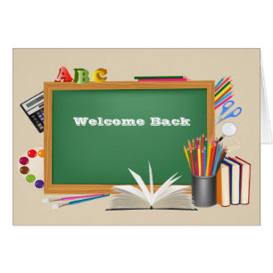 Welcome back to school Chalk Board