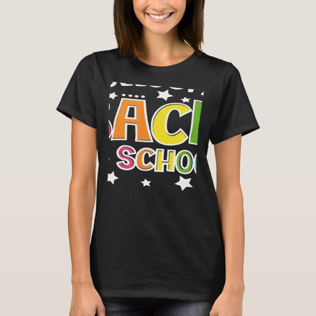 Welcome Back To School Christmas 2023 Outfit Half  T-Shirt (Front)