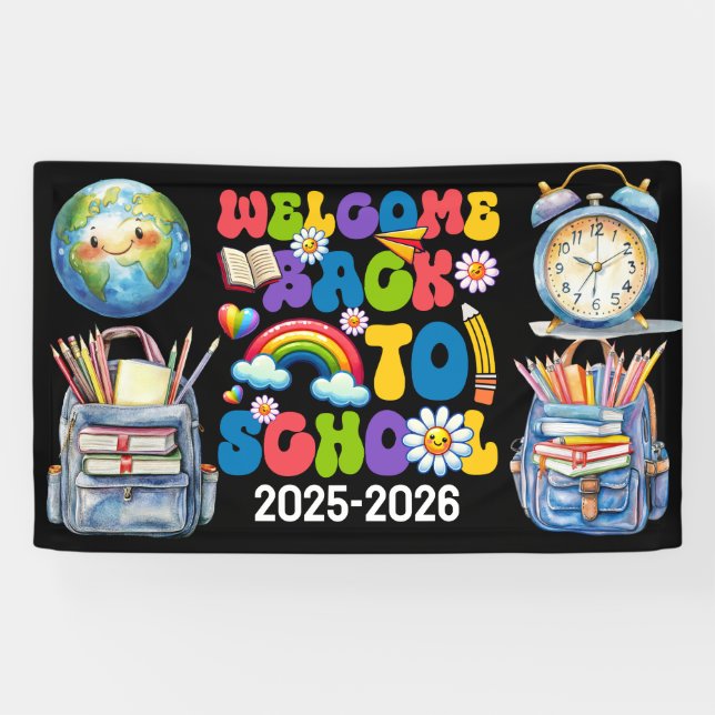 Welcome Back to School | Classroom Banner (Horizontal)