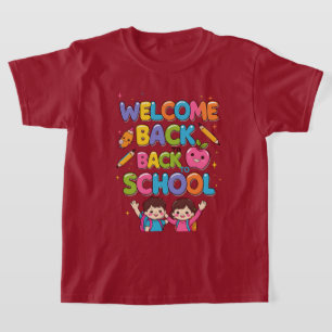 WELCOME BACK TO SCHOOL – Colourful Kids T-Shirt De