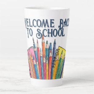 Welcome Back to School – Colourful Start Latte Mug