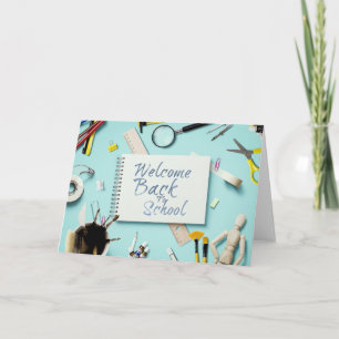 Welcome Back to School – Creative Notebook Style Card