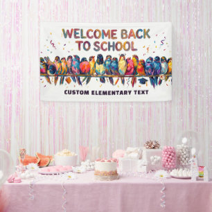 Welcome Back To School Custom Classroom Banners