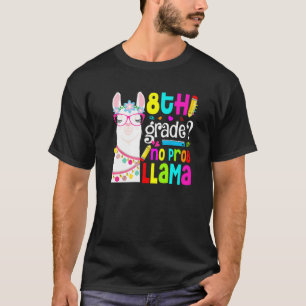 Welcome Back To School Eighth Grade No Prob Llama  T-Shirt