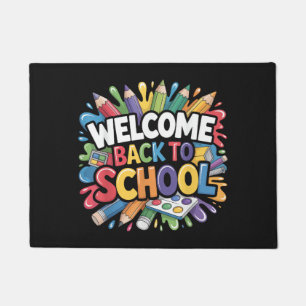 Welcome Back to School First Day of School Teacher Doormat