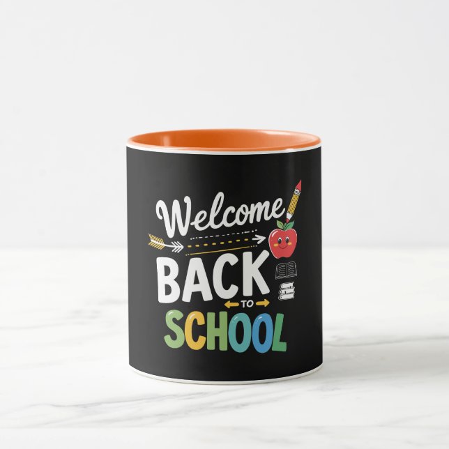 Welcome Back To School First Day of School Teacher Mug (Center)