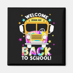 Welcome Back To School for Bus Drivers Transportat Magnet
