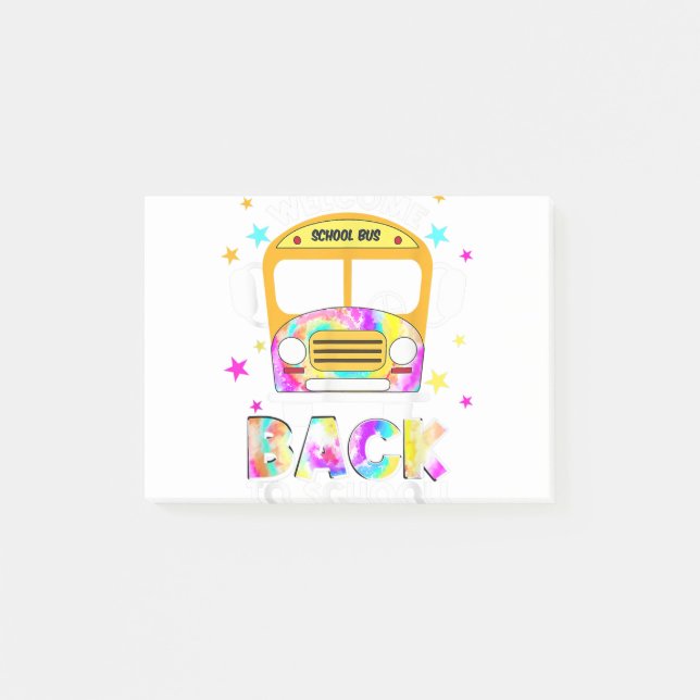 Welcome Back To SchooL for Bus Drivers Transportat Post-it Notes (Front)
