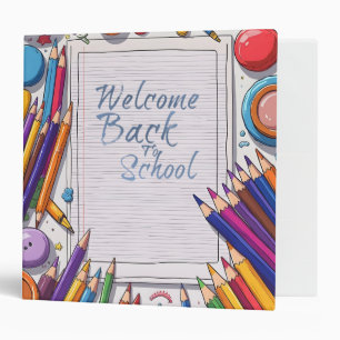 Welcome Back to School – Fun & Colourful Binder