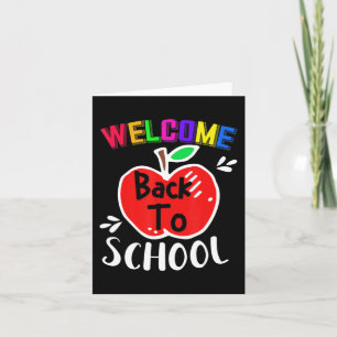 Welcome Back To School  Fun Teachers Students Gift Card